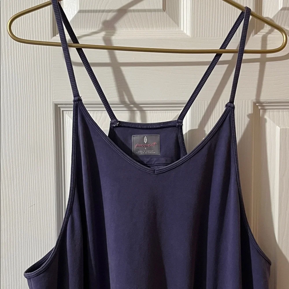 Free People Hot Shot Indigo Purple Jumpsuit Onesis - Picture 8 of 12